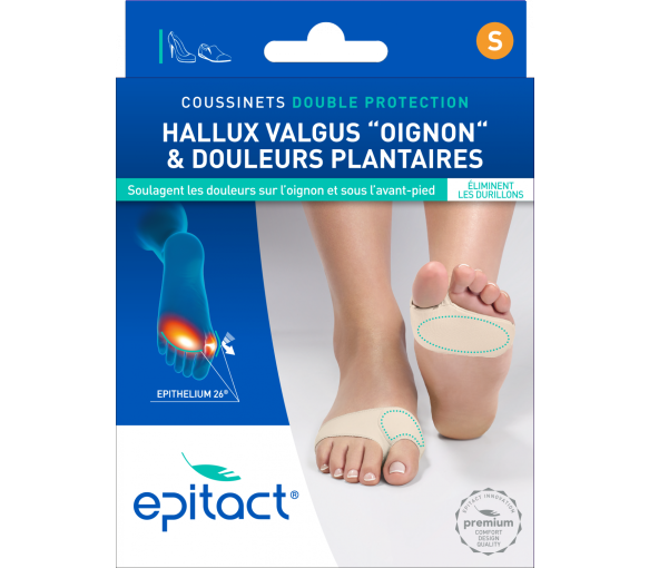 Coussinets double protection Hallux Valgus S Epitact - 1 paire - image 2
