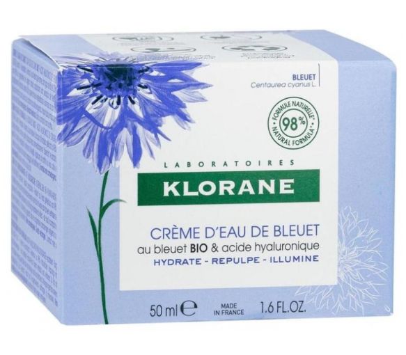 Gel crème repulpant hydratant au bleuet bio Klorane - pot de 50ml - image 1