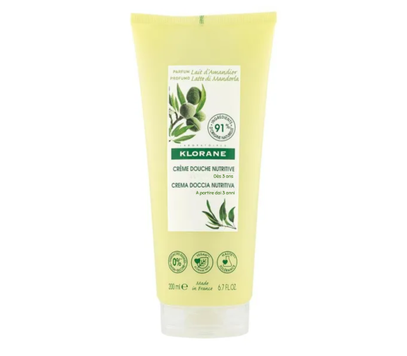 Crème douche nutritive au Cupuaçu bio Lait d'Amandier Klorane - tube de 200 ml - image 1