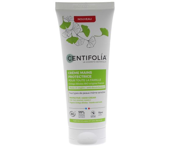 Crème mains protectrice bio Centifolia - tube de 75 ml - image 1