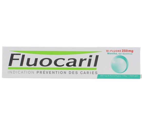 Gel dentifrice Bi-Fluoré 250 mg Fluocaril - tube de 125 ml