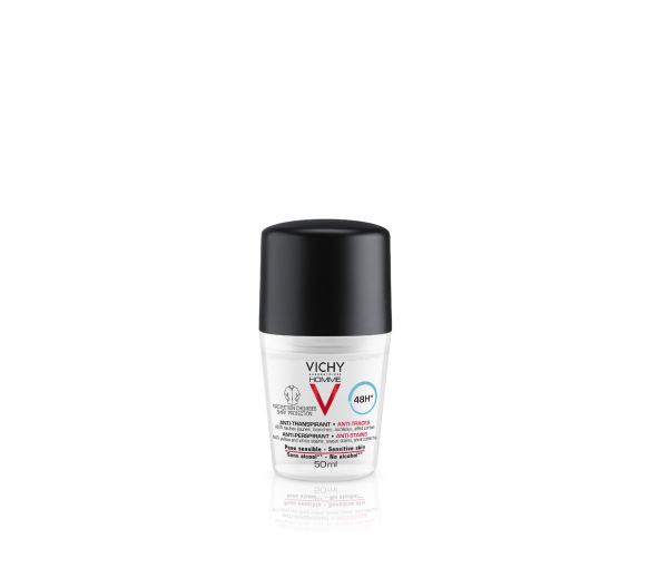Déodorant homme anti-transpirant 48h Vichy - flacon-bille de 50 ml - image 1