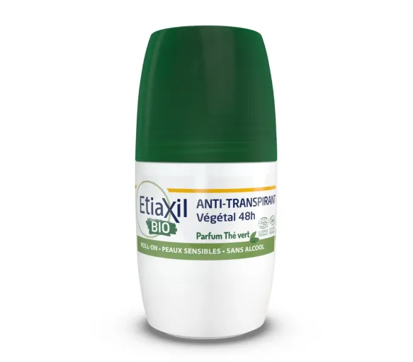 Déodorant anti-transpirant végétal 48h BIO Etiaxil - roll-on de 50ml - image 1