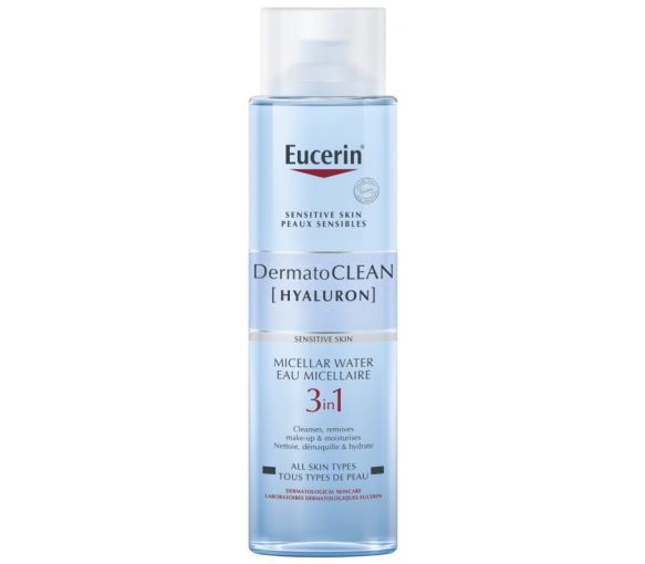 DermatoCLEAN [HYALURON] Eau Micellaire 3en1 Eucerin - flacon de 400 ml - image 1