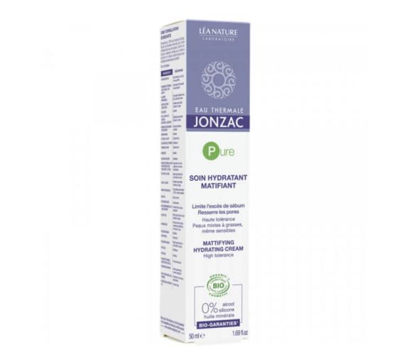 Eau thermale jonzac Pure crème purifiante matifiante Léa Nature - tube de 50 ml