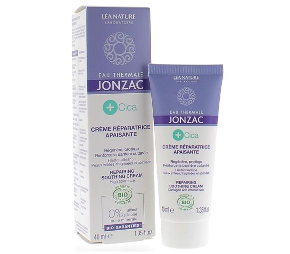 Eau thermale Jonzac +Cica Crème réparatrice apaisante bio Léa Nature - tube de 40 ml