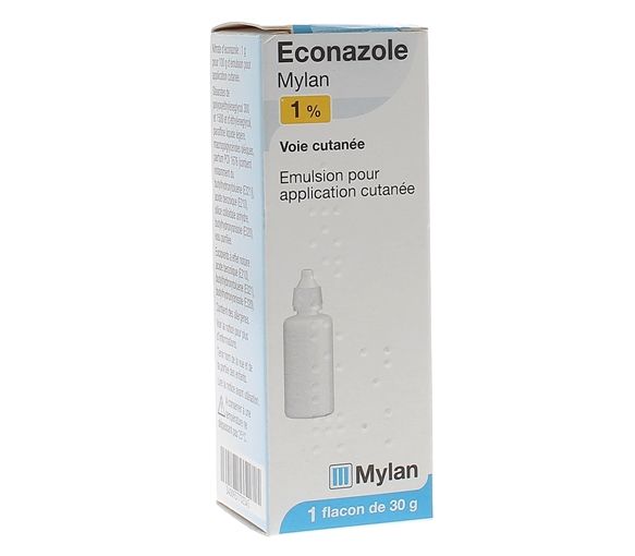 Econazole 1% emulsion Mylan - 1 flacon de 30g - image 1