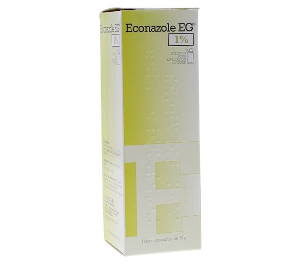 Econazole 1% solution cutanée EG Labo - flacon de 30 g