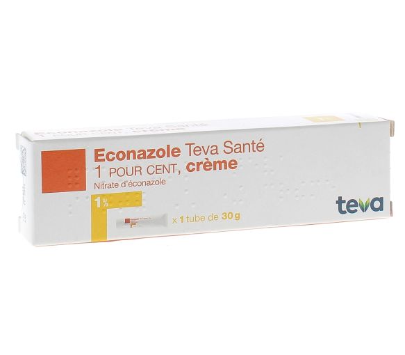 Econazole crème 1% Teva - tube de 30g - image 1