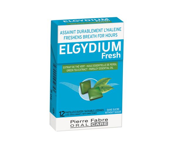Elgydium Fresh pastilles à sucer Pierre Fabre - boîte de 12 pastilles