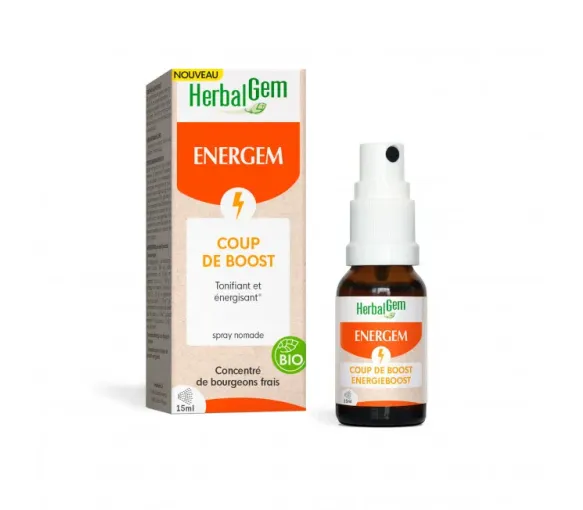 Energem coup de boost bio HerbalGem - spray de 15ml - image 1