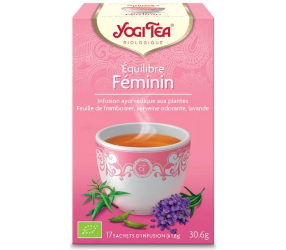 Equilibre féminin BIO Yogi Tea - boite de 17 sachets - image 1