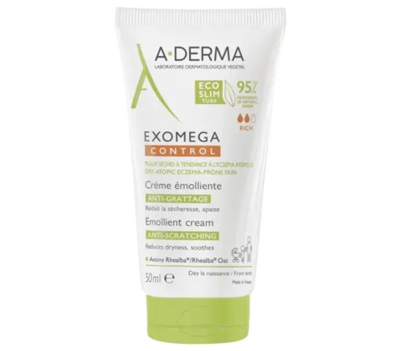 Exomega Control Crème émolliente A-Derma - tube de 50 ml - image 1