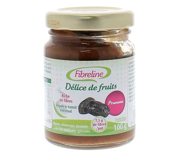 Fibreline Délice de fruits pruneau - pot de 100g - image 1