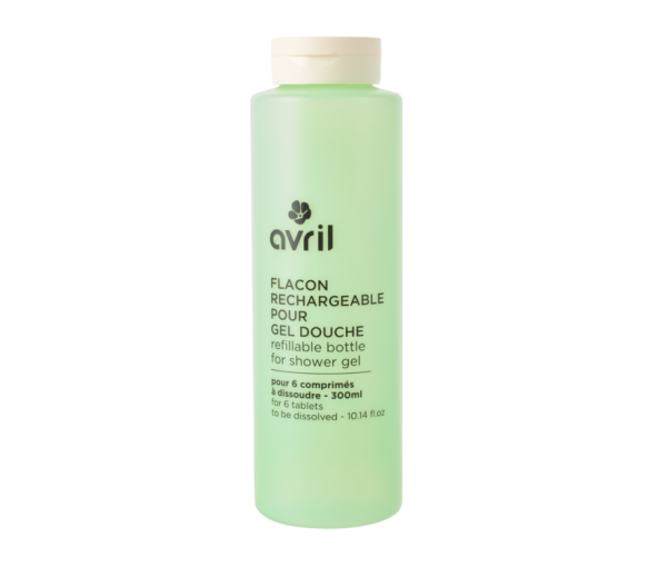 Flacon rechargeable pour gel douche Avril - flacon de 350ml - image 1