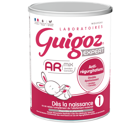 Lait expert AR 1er âge dès la naissance anti-régurgitations Guigoz - pot de 780g