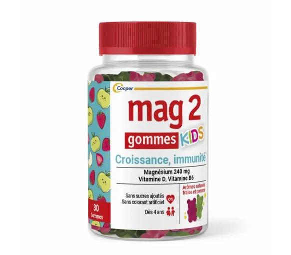 Mag 2 croissance immunité Kids Cooper - pot de 30 gommes - image 1