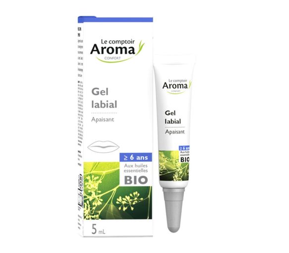 Gel labial apaisant bio Le Comptoir Aroma - tube de 5 ml - image 1