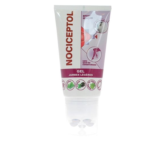 Gel jambes légères Nociceptol - tube avec tête massante de 150ml - image 2
