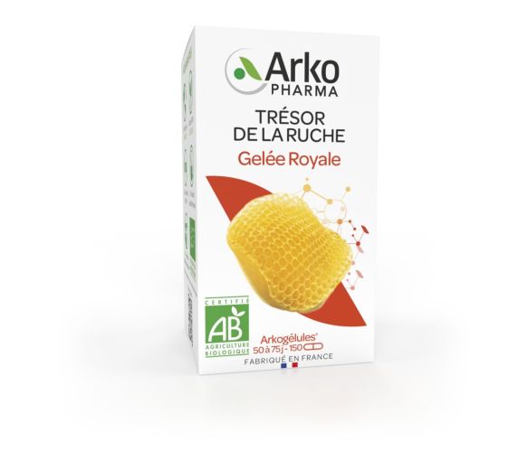 Gelée royale bio Arkopharma - boîte de 150 gélules - image 1