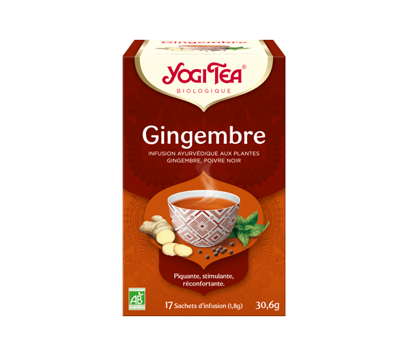 Gingembre BIO Yogi Tea - boite de 17 sachets