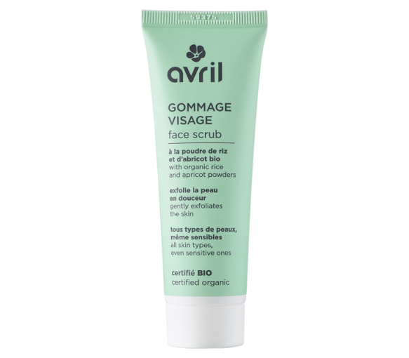 Gommage visage bio Avril - tube de 50 ml