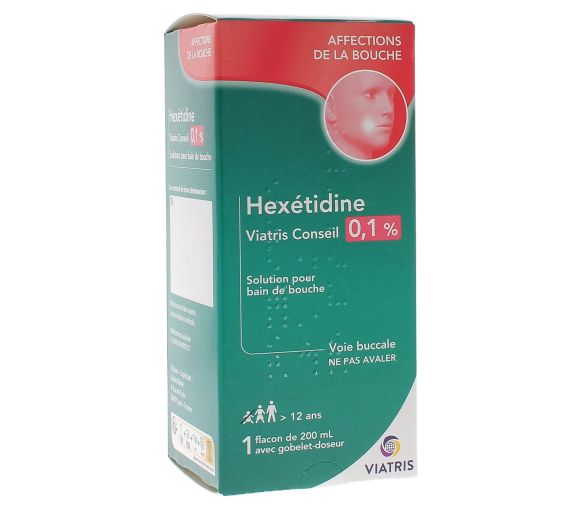 Hexétidine 0,1% Mylan - flacon de 200ml - image 1