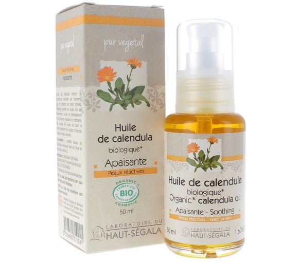 Huile de Calendula Bio Apaisante Laboratoire Haut-Ségala - flacon de 50 ml