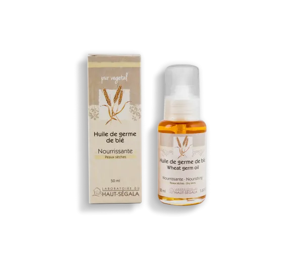 Huile de Germe de Blé Bio Nourrissante Laboratoire Haut-Ségala - flacon de 50 ml - image 1