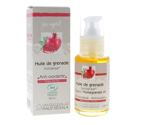 Huile de grenade bio Haut-Ségala - flacon de 50ml