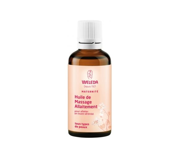 Huile de massage allaitement Weleda - flacon de 50 ml - image 1