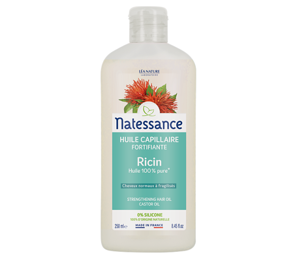 Huile de ricin 100% pure Natessance - tube de 250ml - image 1