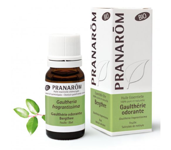 Huile essentielle de Gaulthérie odorante bio Pranarom - flacon de 10 ml