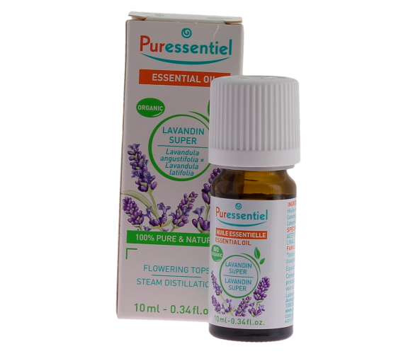 Huile essentielle bio Lavandin Super Puressentiel - flacon de 10 ml