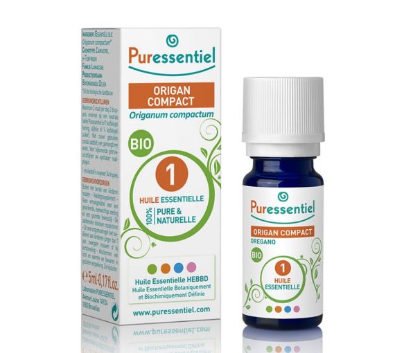 Huile essentielle bio origan compact Puressentiel - flacon de 5 ml