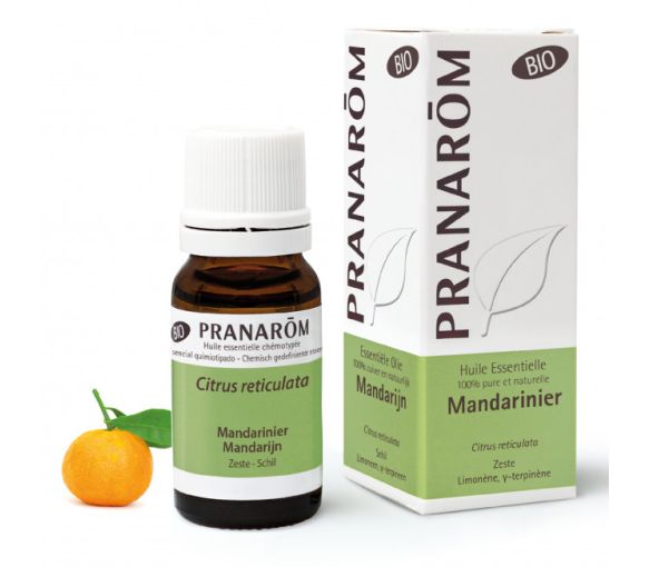 Huile essentielle de Mandarinier Bio Pranarôm - flacon de 10 ml