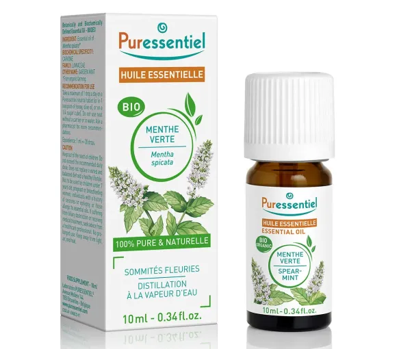 Huile essentielle menthe verte Puressentiel - flacon de 10ml