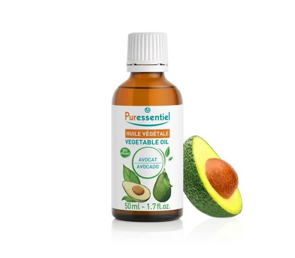 Huile végétale avocat bio Puressentiel - flacon de 50ml