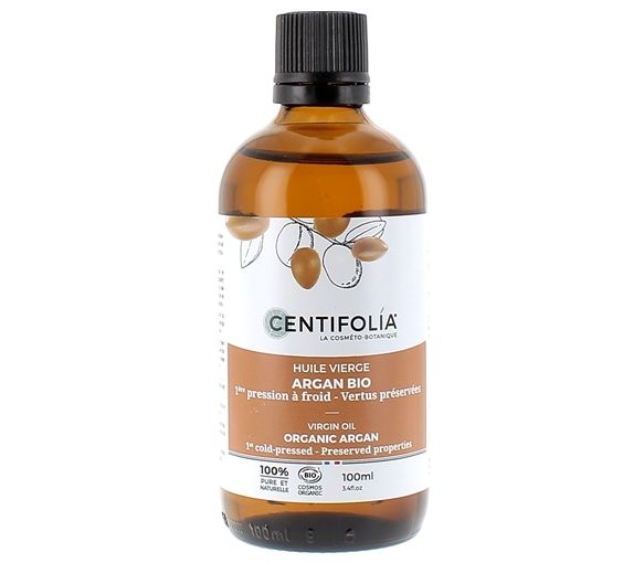 Huile vierge argan bio Centifolia - flacon de 100 ml