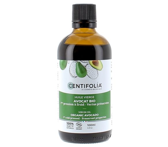 Huile vierge avocat bio Centifolia - flacon de 100 ml
