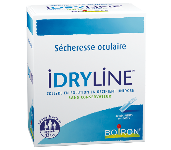 Idryline collyre sécheresse oculaire Boiron - boîte de 30 récipients unidoses - image 1