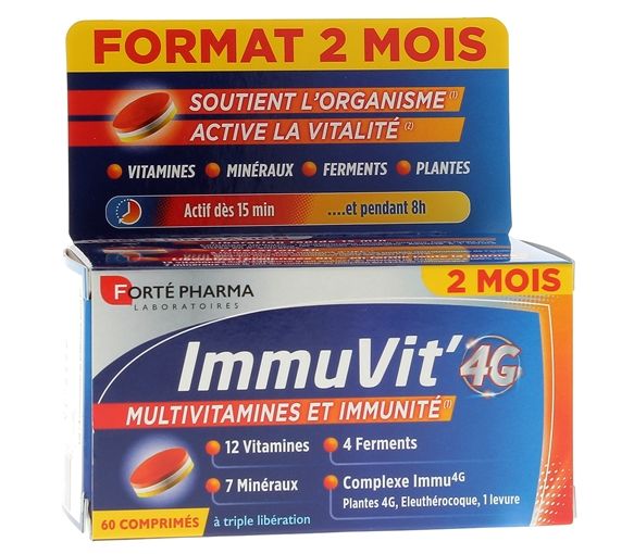 ImmuVit' 4G Forté Pharma - boîte de 60 comprimés - image 1