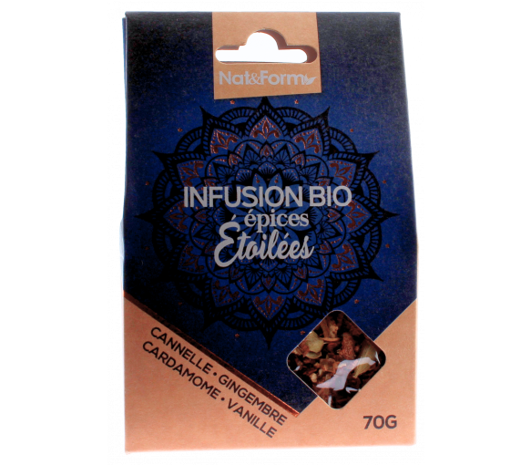 Infusion bio épices étoilées Nat&form - sachet de 70g - image 1