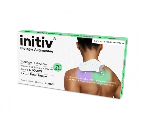Initiv Patch nuque anti-douleur Sanofi - boîte de 3 patchs - image 1
