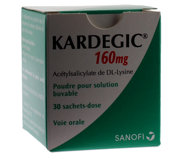 Kardegic 160 mg poudre pour solution buvable - boite de 30 sachets-dose - image 1