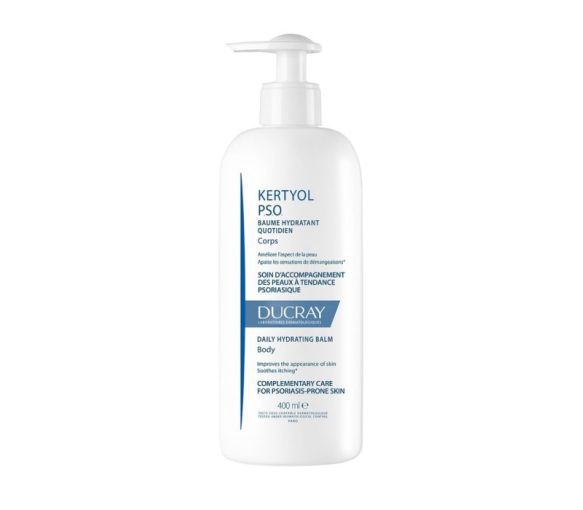 Kertyol P.S.O baume hydratant quotidien corps Ducray - flacon-pompe de 400ml - image 1