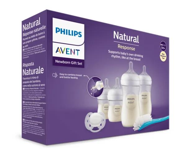 Natural Response Coffret naissance 0m+ Avent - lot de biberons et tétines - image 1