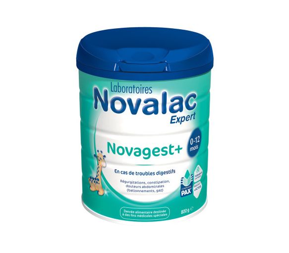 Lait Novagest troubles digestifs 0-12 mois Novalac - pot de 800g