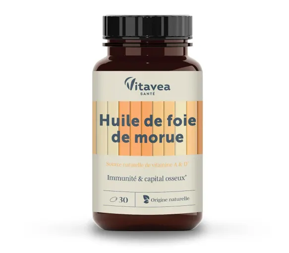 Huile de foie de morue Vitavea - boite de 30 capsules