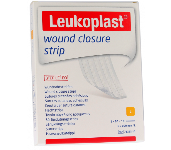 Leukosan Strip sutures cutanées adhésives BSN Médical - 10 strips de 6 x 100 mm - image 1